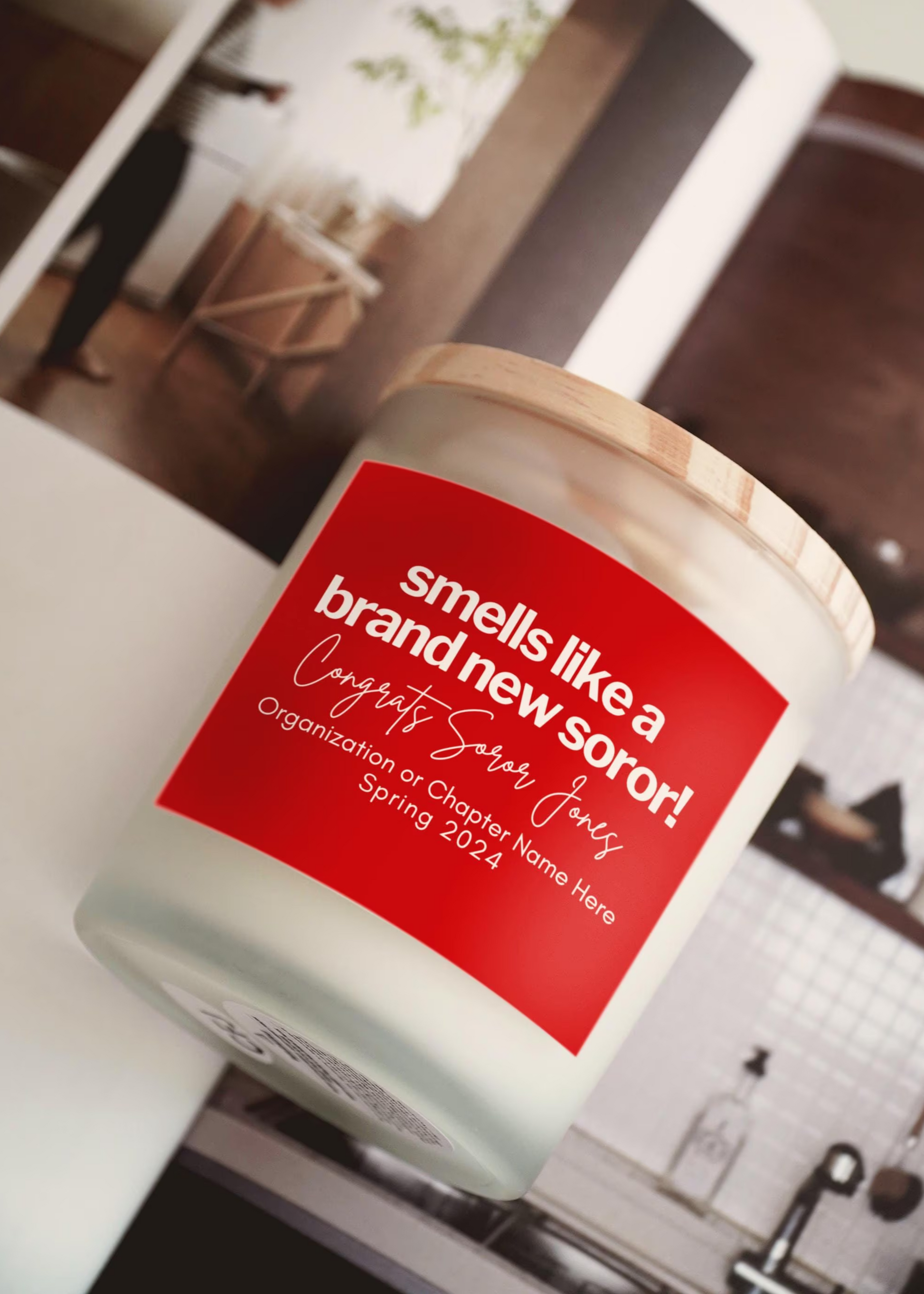 smells like a brand new dst soror candle
