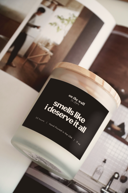 kendrick lamar gnx candle - smells like i deserve it all candle