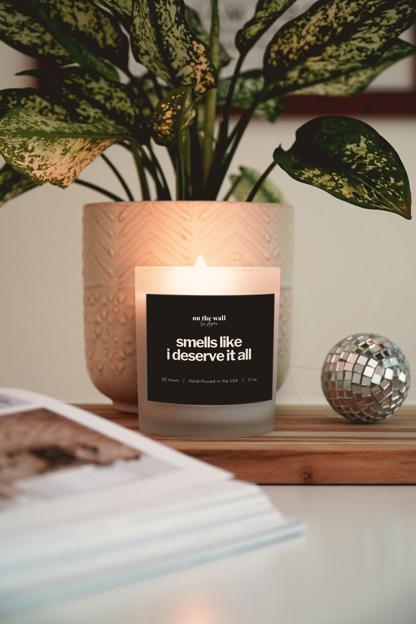 hip hop inspired candle - kendrick lamar smells like i deserve it all candle