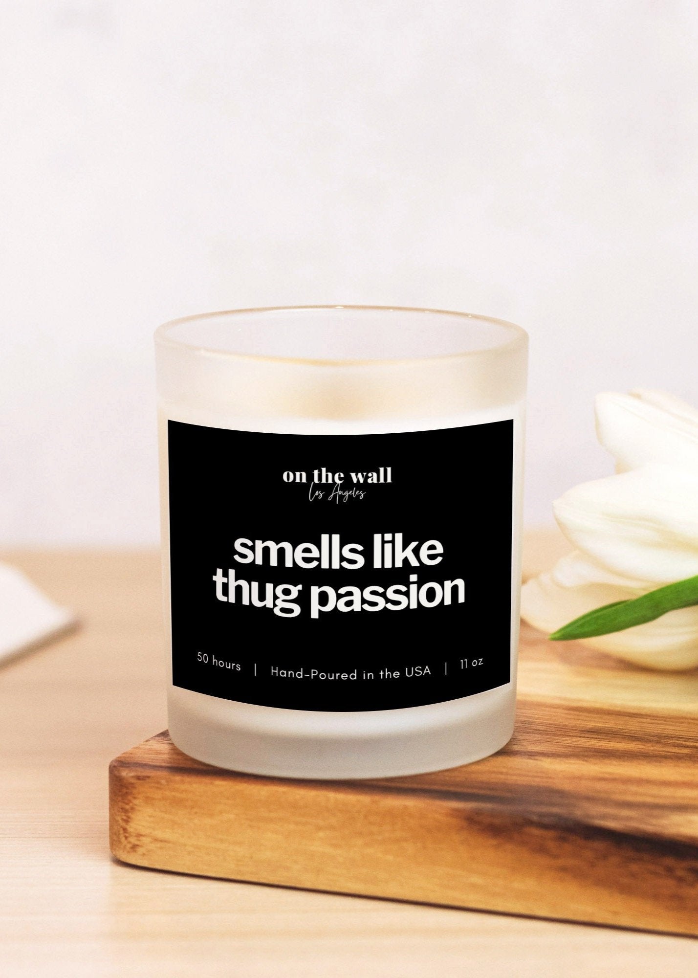 smells like thug passion candle gift