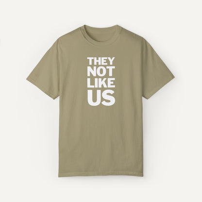 they not like us kendrick lamar rap lyrics shirt - khaki