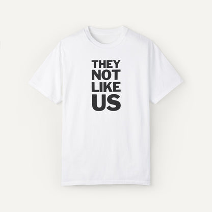 they not like us kendrick lamar rap lyrics shirt - white