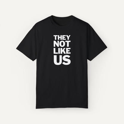 they not like us kendrick lamar rap lyrics shirt - black