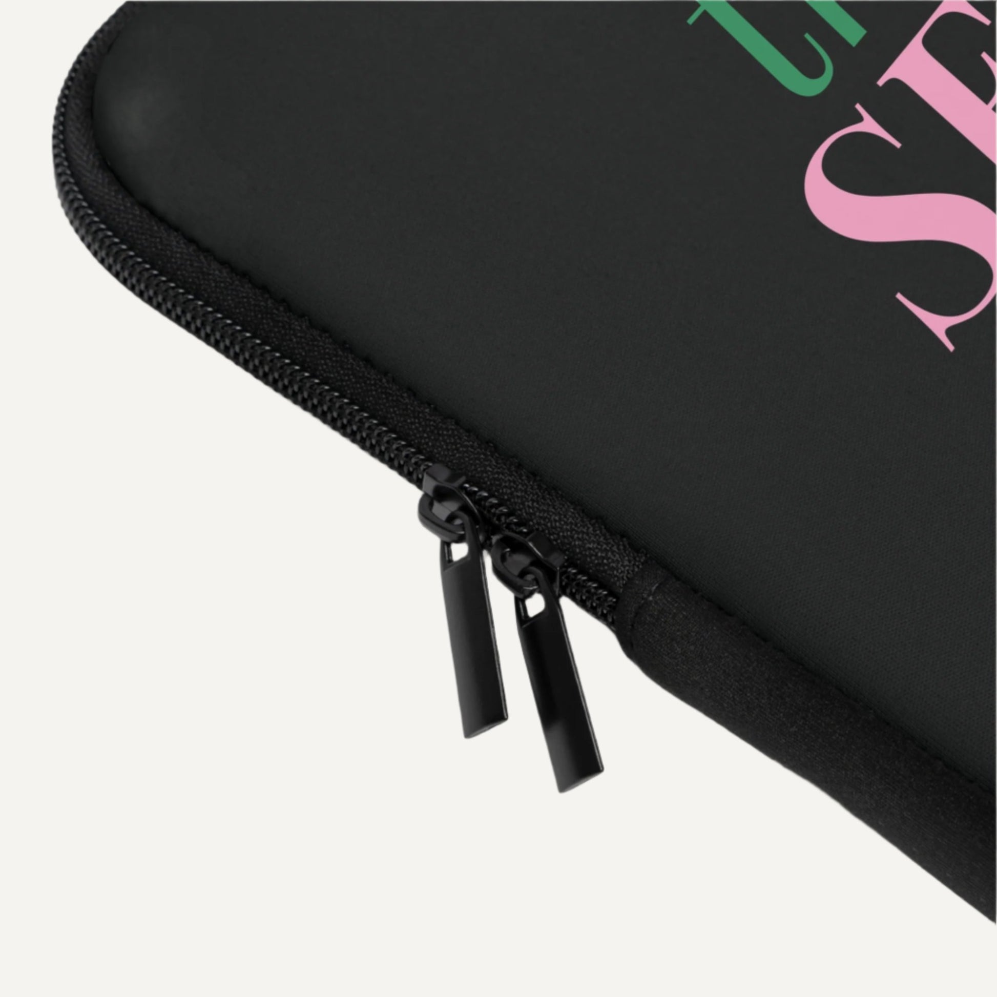 this is a serious matter aka laptop sleeve - close up