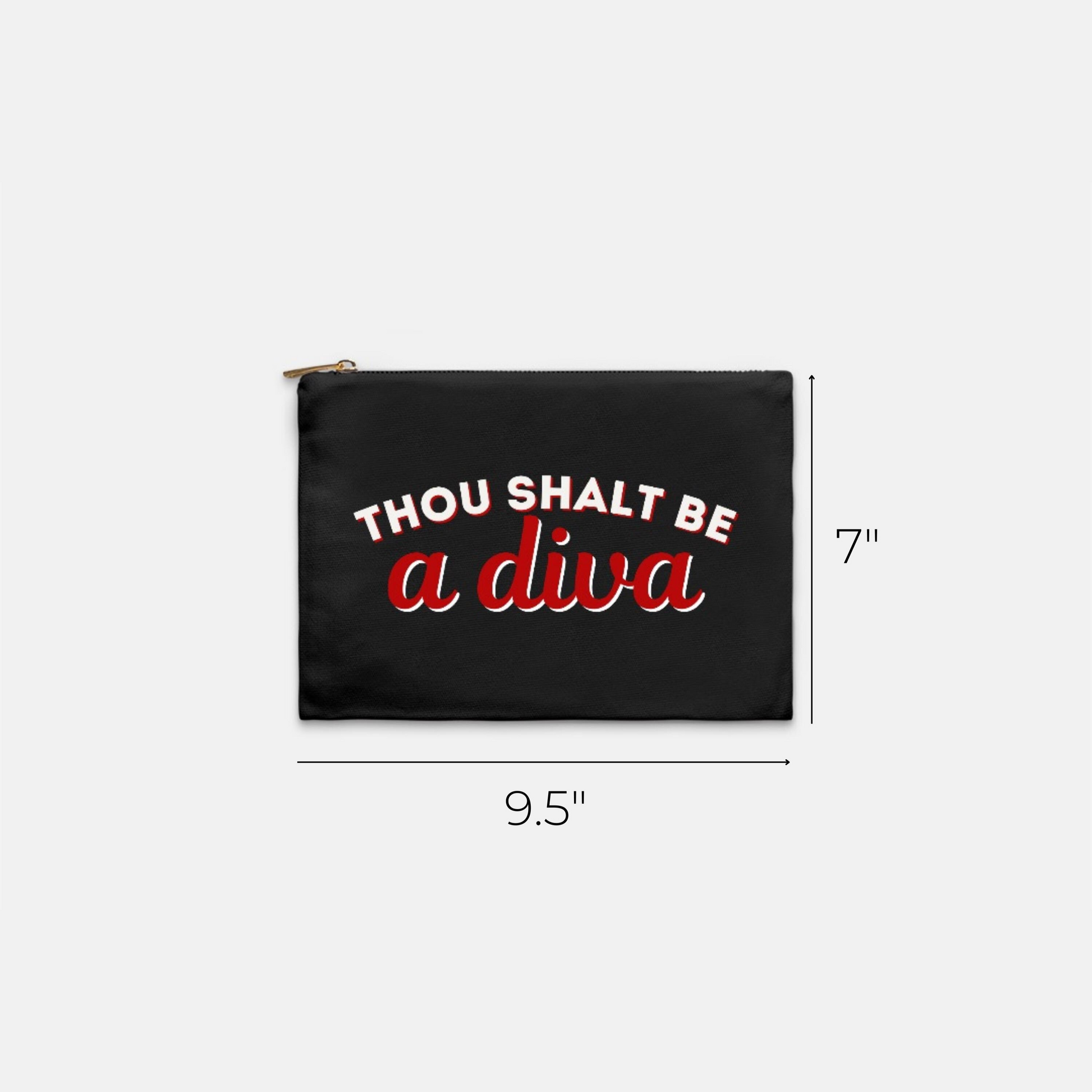 dst 1913 gift - thou shalt be a diva cosmetic bag gift