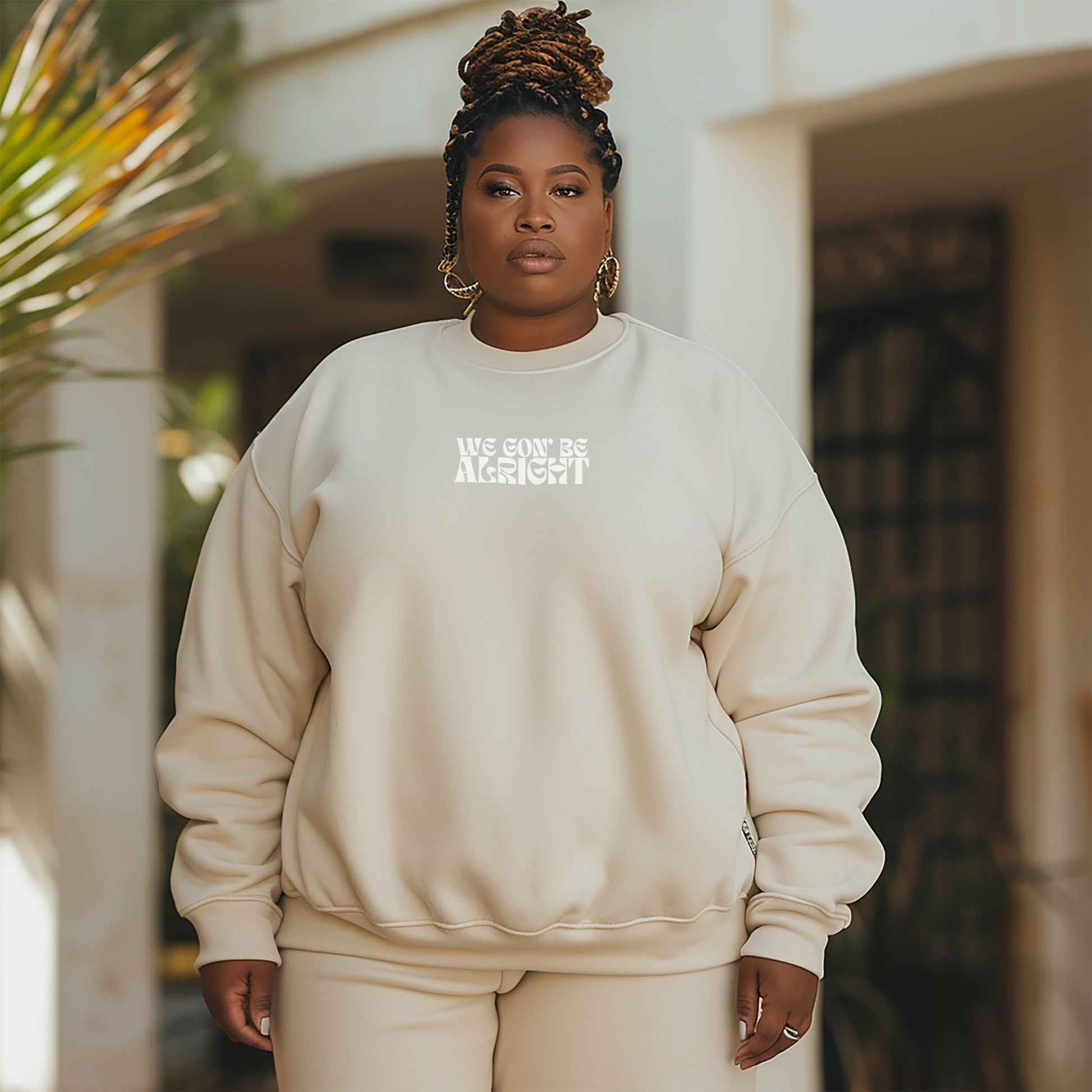 We Gon Be Alright Sweatshirt - sand